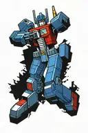 lego optimus prime tattoo design idea