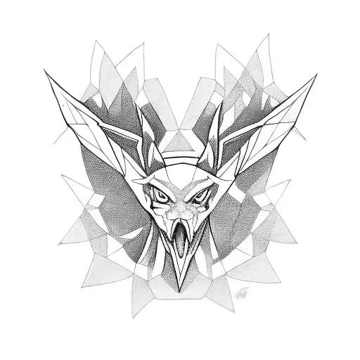 alakazam pokemon tattoo design idea