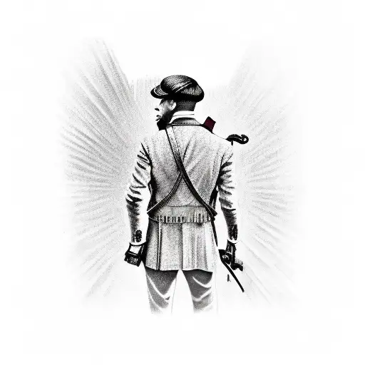 peaky blinders tattoo design idea