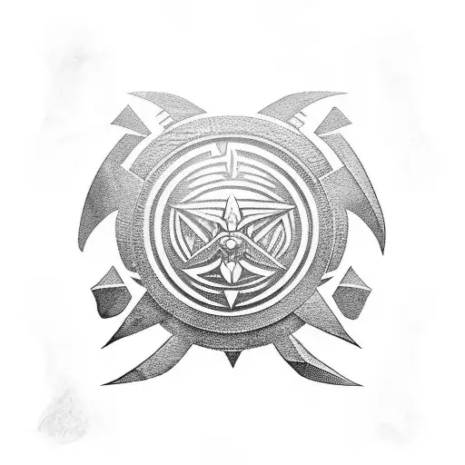 Witcher signs sleeve tattoo design idea