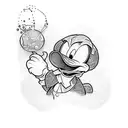 Donald duck tattoo design idea