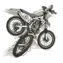 mtb bike  tattoo design idea