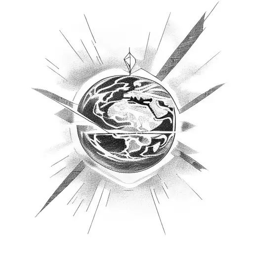 Earth and the scary amount of power it has over me that reminds me that I can die any day tattoo design idea