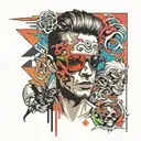 depeche mode tattoo design idea