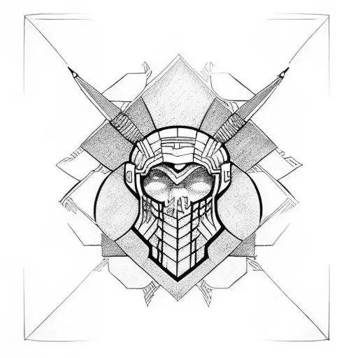 gladiator tattoo design idea