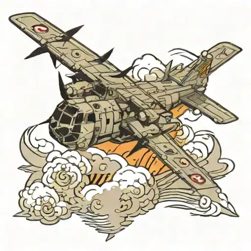 bomb, AC-130, jtac tattoo design idea