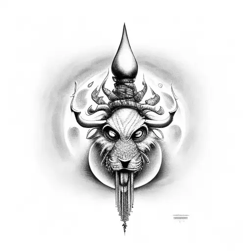 varahi amman tattoo design idea