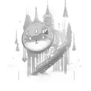 lights will guide you home  tattoo design idea