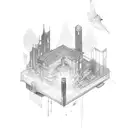 lights will guide you home  tattoo design idea