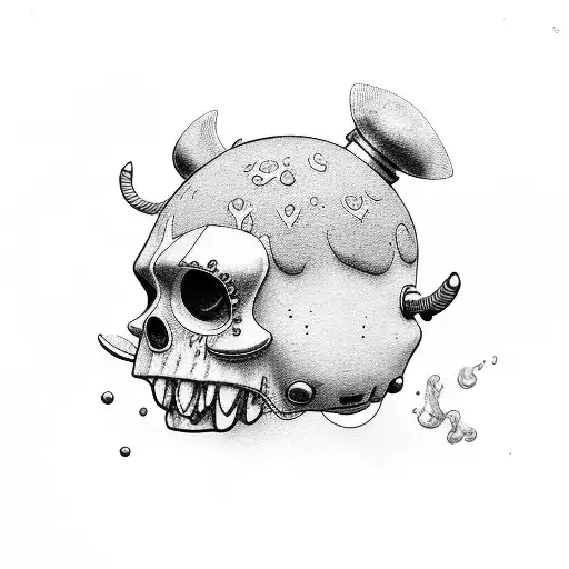 chopper one piece tattoo design idea