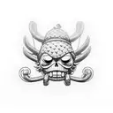 chopper one piece tattoo design idea