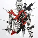 rotator cuff tattoo design idea