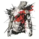 rotator cuff tattoo design idea