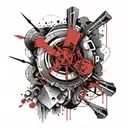 rotator cuff tattoo design idea