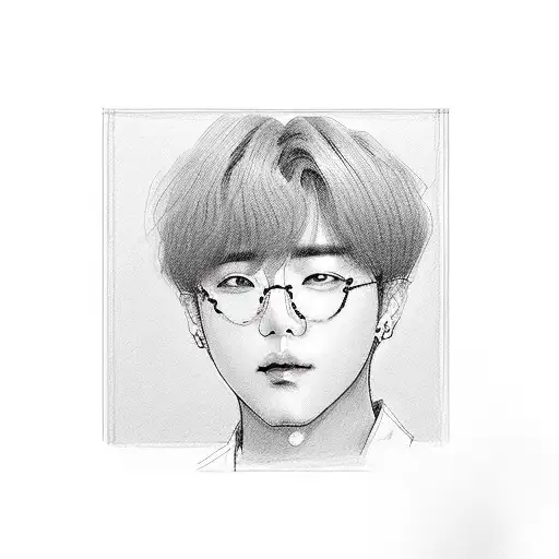 taehyung bts tattoo design idea