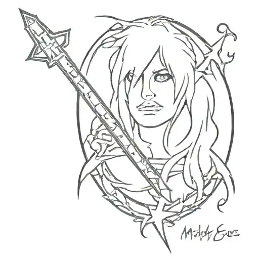 motley crue tattoo design idea