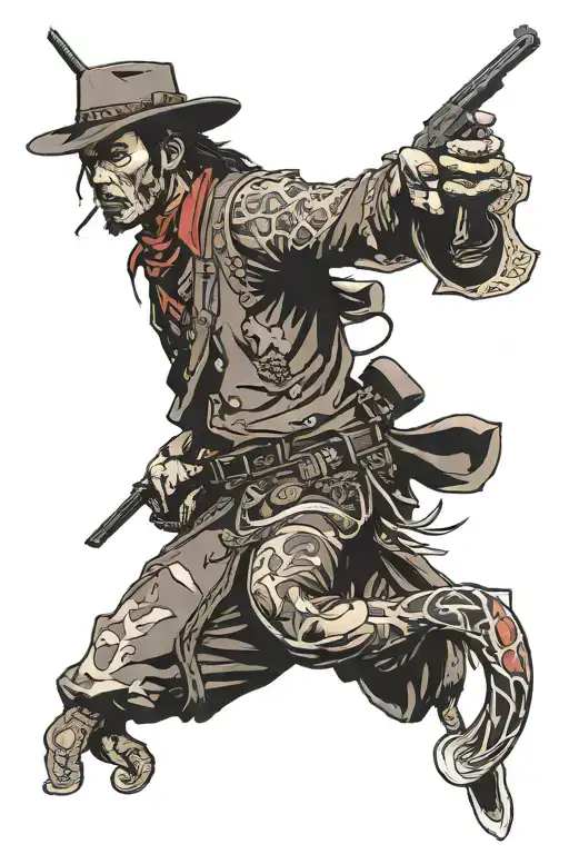 red dead redemption  tattoo design idea