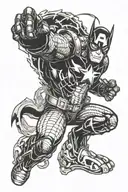 marvel comics tattoo design idea