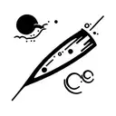 calm in chaos tattoo design idea
