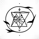 calm in chaos tattoo design idea