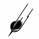 calm in chaos tattoo design idea
