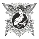 depeche mode tattoo design idea