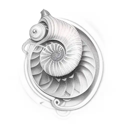 nautilus  tattoo design idea