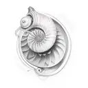 nautilus  tattoo design idea
