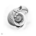 nautilus  tattoo design idea