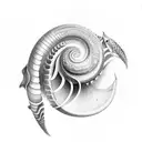 nautilus  tattoo design idea