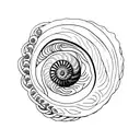 nautilus  tattoo design idea
