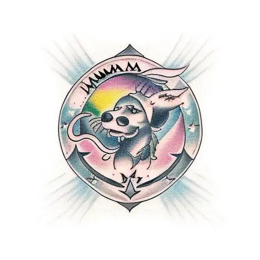 text that says mamma tattoo design idea