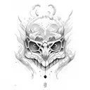 non ducor, duco in quotes surrounded by lilities tattoo design idea