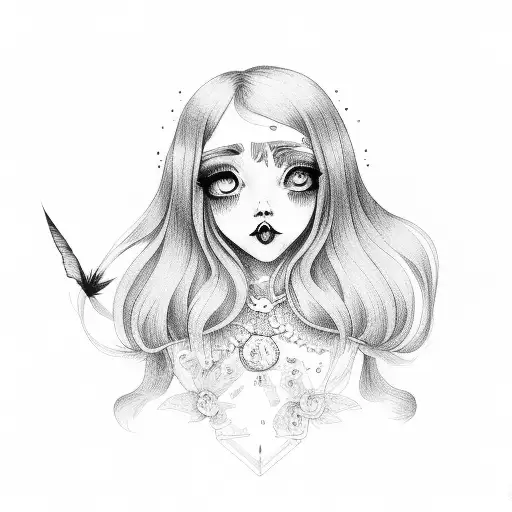 melanie martinez tattoo design idea