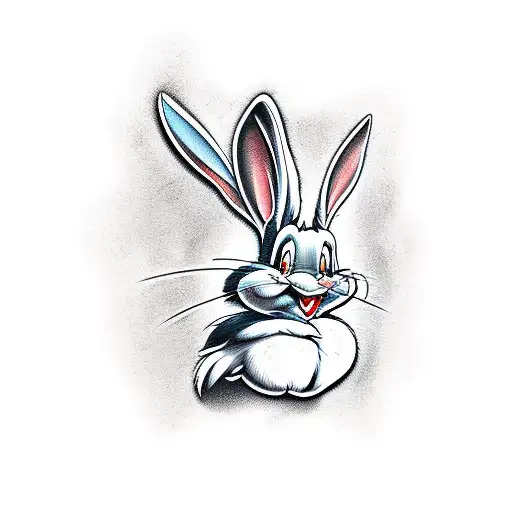 bugs bunny  tattoo design idea