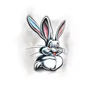 bugs bunny  tattoo design idea