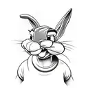 bugs bunny  tattoo design idea