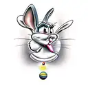 bugs bunny  tattoo design idea
