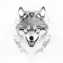 Werwolf  tattoo design idea