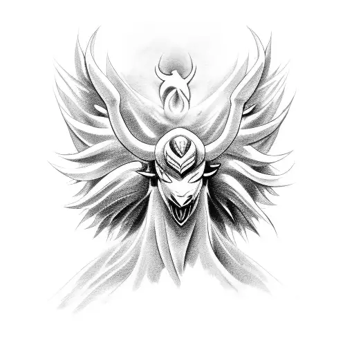 mega absol tattoo design idea