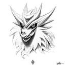 mega absol tattoo design idea