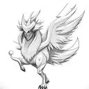 mega absol tattoo design idea