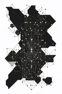 Constellation formed from combining scorpio gemini capricorn aquarius cancer and leo tattoo design idea