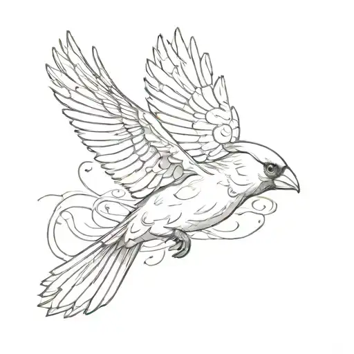 29+ Cardinal In Flight Tattoo Ideas in 2026 - BlackInk AI