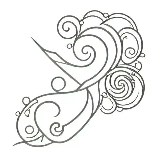 777 and trust  tattoo design idea