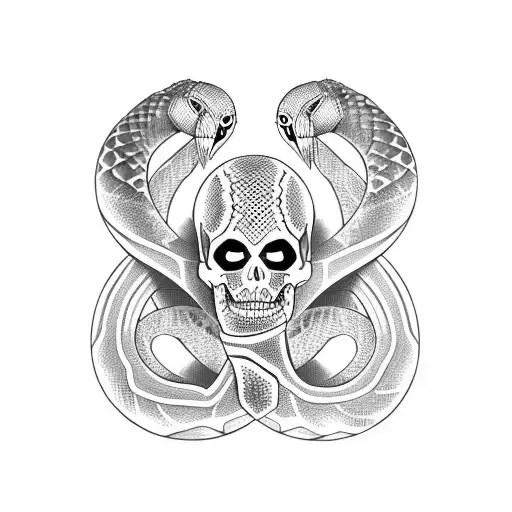 evil python back tattoo tattoo design idea