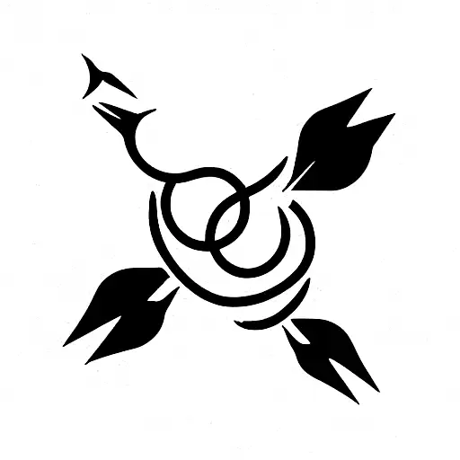 cancer and scorpio signs merging tattoo design idea