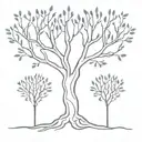 Thats life tree tattoo design idea