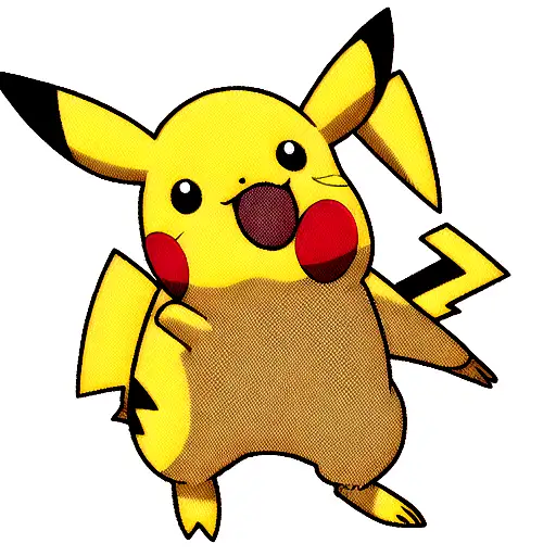 Pikachu com pokébola  tattoo design idea