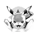 Pikachu  tattoo design idea